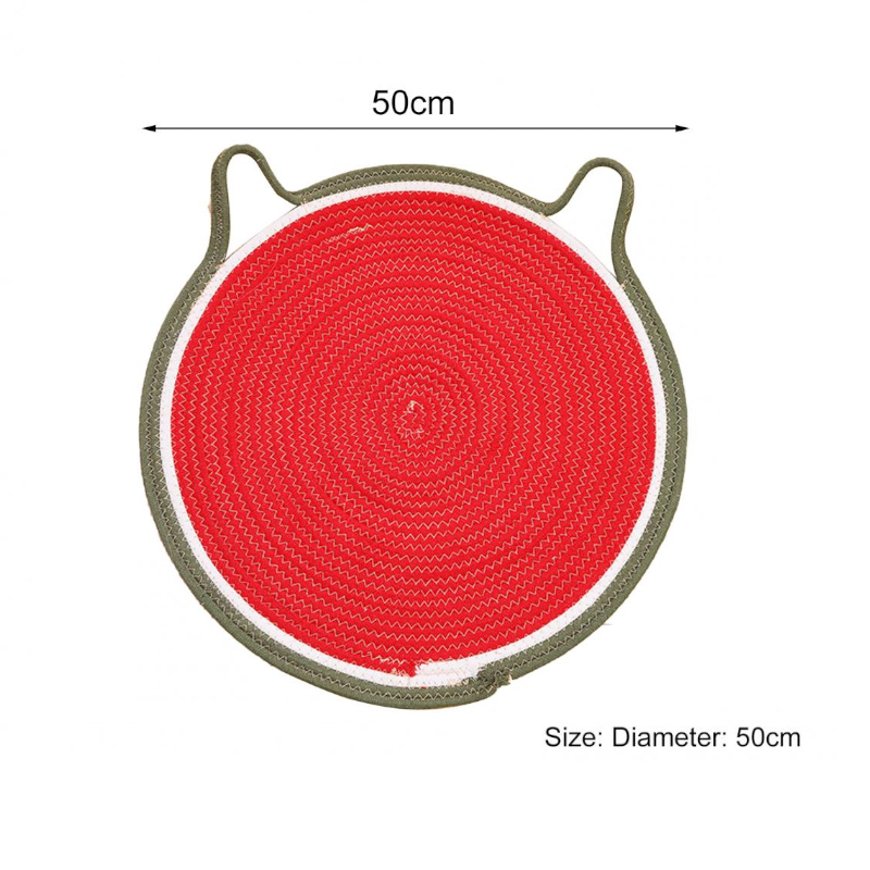 50Cm Round Cotton Flax Cat Scratcher Pet Supplies