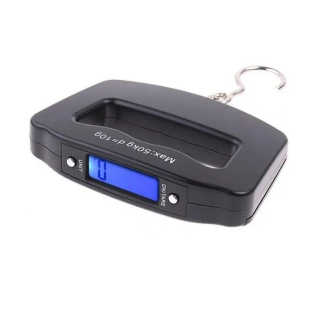 50Kg / 10G Hook Electronic Portable Scale Black