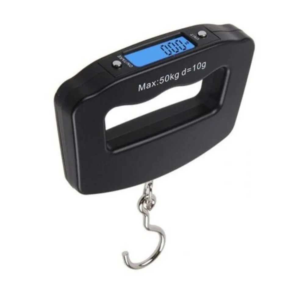 50Kg / 10G Hook Electronic Portable Scale Black