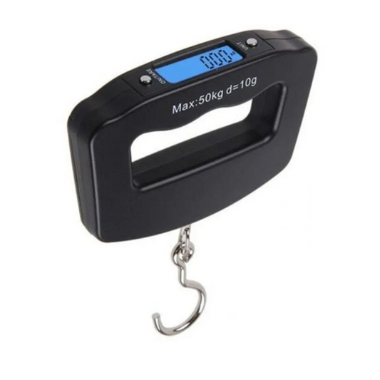 50Kg / 10G Hook Electronic Portable Scale Black