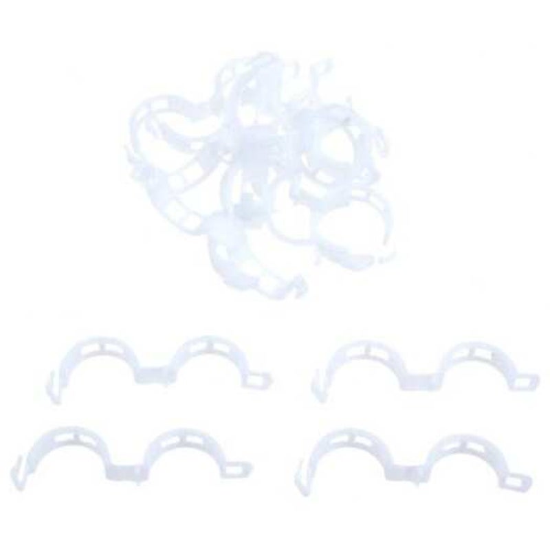 50Pcs Fruit Tree Plant Fixing Clip White