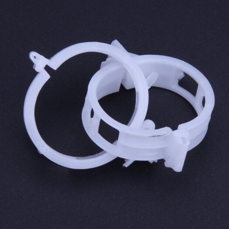 50Pcs Fruit Tree Plant Fixing Clip White