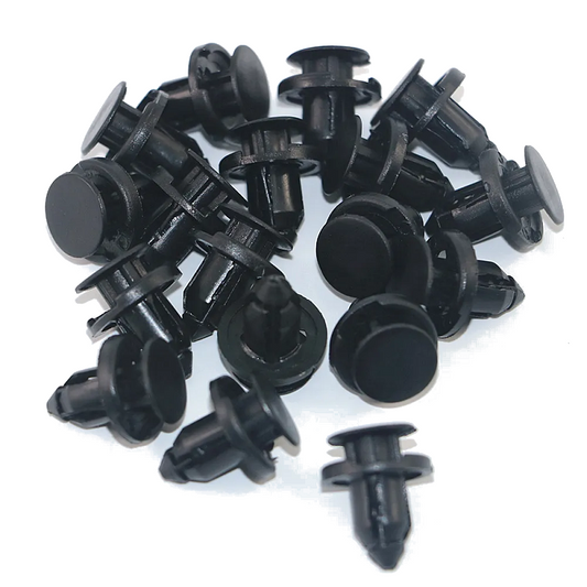 50Pcs 8Mm Auto Fasteners Rivets Clip Car Bumper Door Panel Fender Liner Retainer