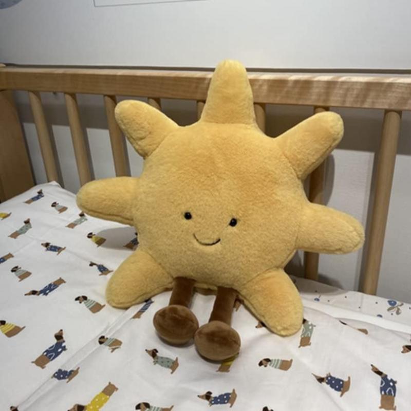 Plush Pillow Sun Shape Stuffed Soft Seat Cushion Home Decor