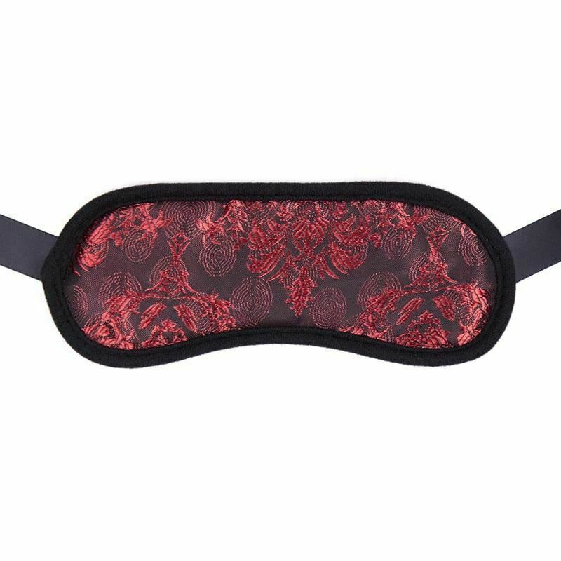 Bdsm Blindfold Sexy Red Eye Sleeping Mask Bondage Kink Fetish Restraints