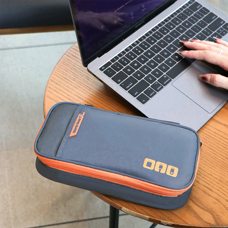 Travel Essential Cable Organizer Bag: A Compact Storage Solution For Charging Cords Chargers And Accessories.