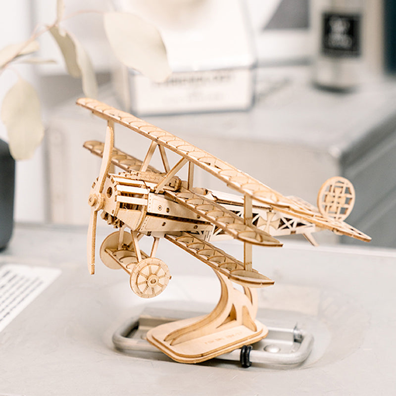 Airplane Model 3D Laser Cutting Puzzle Assembly Toy For Kids