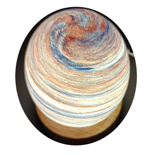 Evening Glow Led Planet Night Light With Base Usb Rechargeable Ambiance