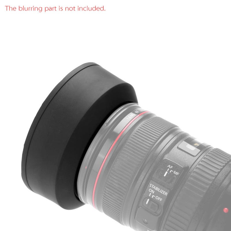 58Mm Altura Photo Collapsible Rubber Lens Hood For Canon Rebel T5i 700D 650D 600D 550D 500D 450D 400D 350D 300D 1100D
