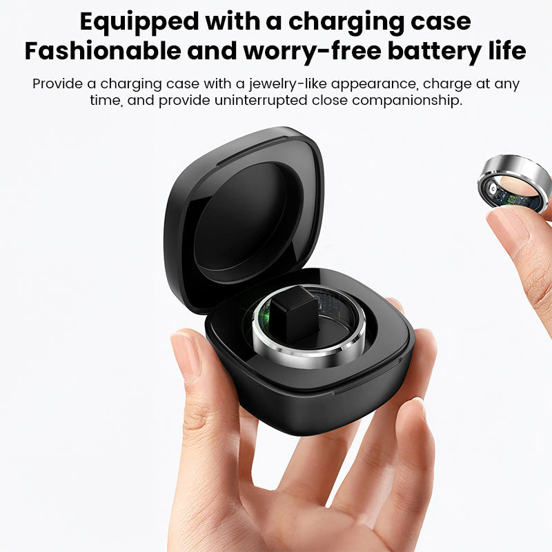 Veile Studios 2025 New! Xiaomi Smart Ring For Men & Women. Tracks Heart Rate Blood Oxygen Sleep. 5Atm Waterproof Fitness