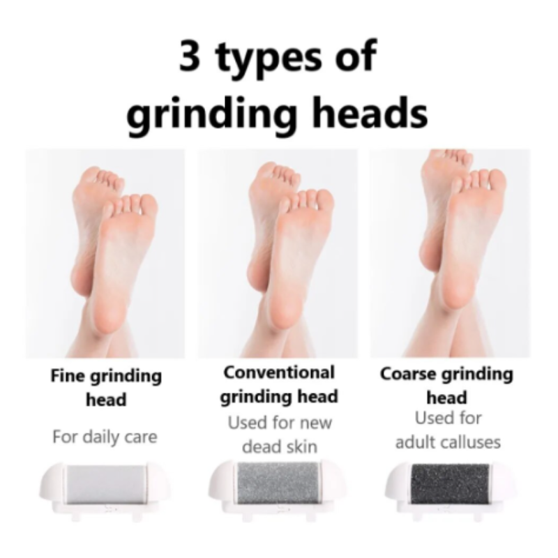 Waterproof Usb Rechargeable Electric Pedicure Tools Foot Care Machine Callus Remover