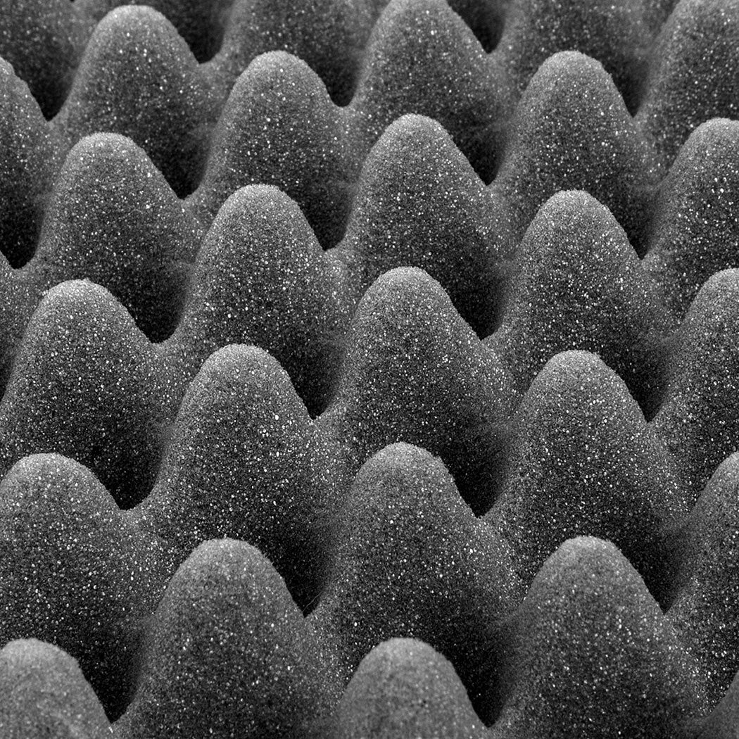 14Pc Acoustic Foam Wall Panels 50X50x5cm