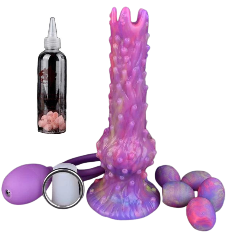 Fantasy Pneumatic Luminous Ovipositor Anal Sex Toys Lay Eggs Dildos Butt Plug