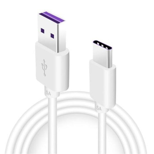 5A Super Charge Cable For Huawei P20 Pro / Mate P10 P9 White
