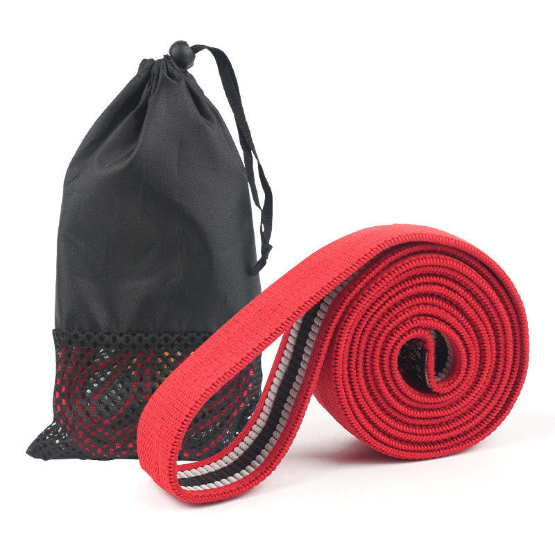 Fitness Long Resistance Bands Fabric Set Exercise Workout Elastic For Pull