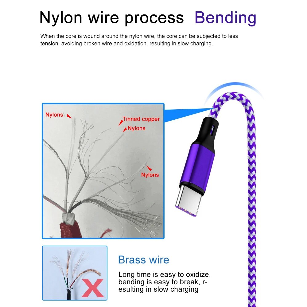5A Cabletype Originalsuper Charger Purple