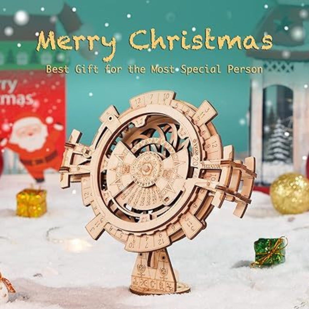 3D Puzzles Perpetual Calendar Wooden Model Kits Brain Teasers Sets Lk201