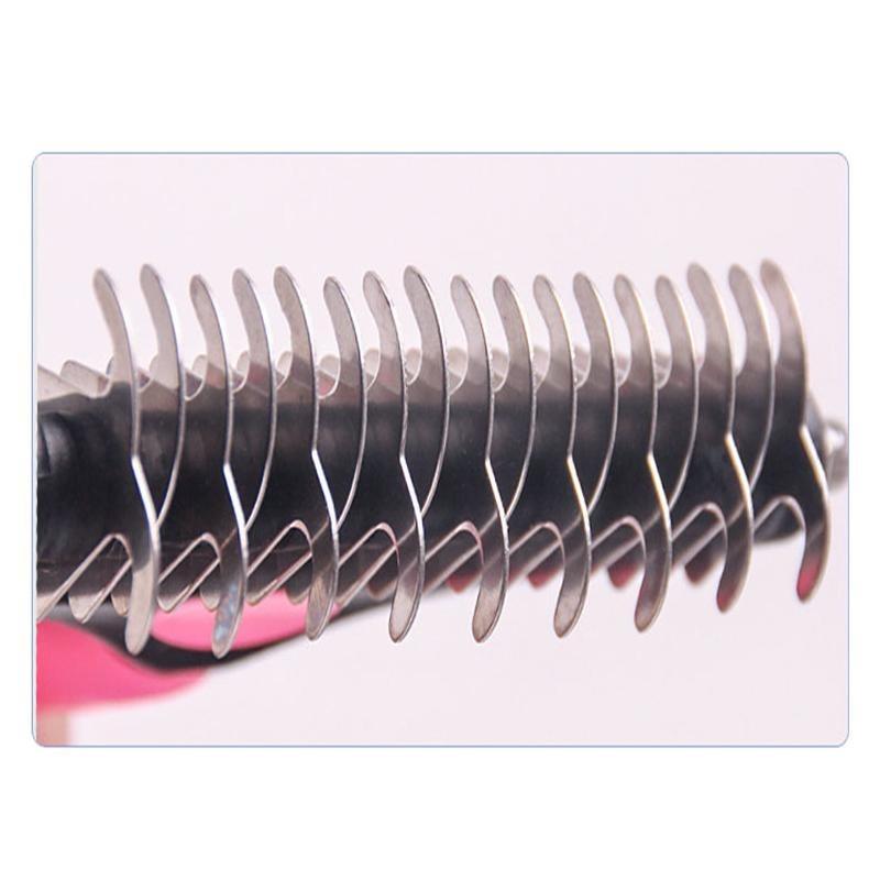Deshedding Grooming Tool For Matted Long Curly Pet Fur