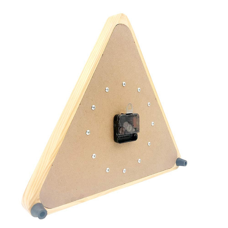 Novelty Billiard Quartz Clock With Solid Wood Frame Creative Wall