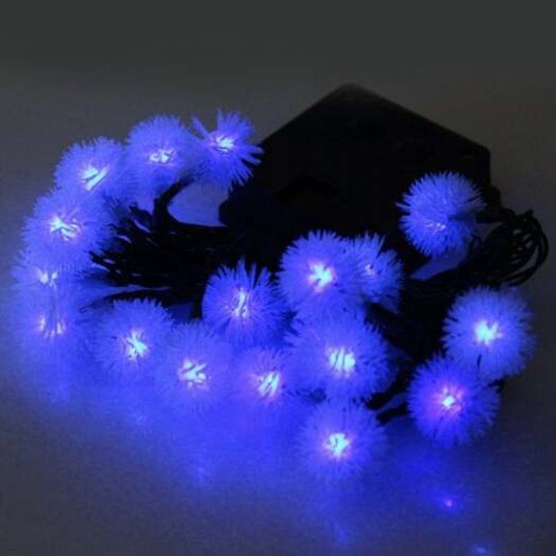 5M 20 Led Solar String Light For Xmas Party Blue