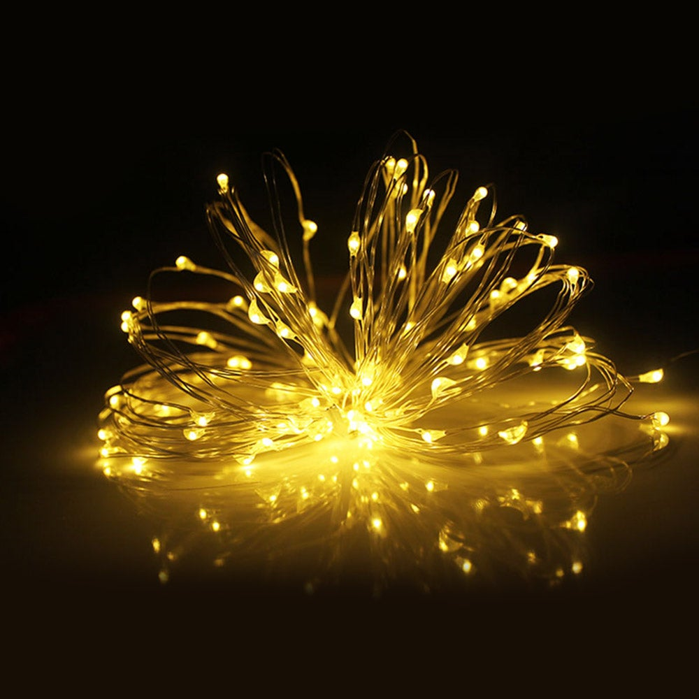5M/10M/20M/30M Copper Wire String Lights Battery Powered Waterproof Indoor Outdoor