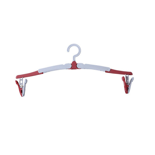 5Pc Travel Folding Hanger Multi Functional Non Slip Camping Clothing Magic Drying Hangers Storage