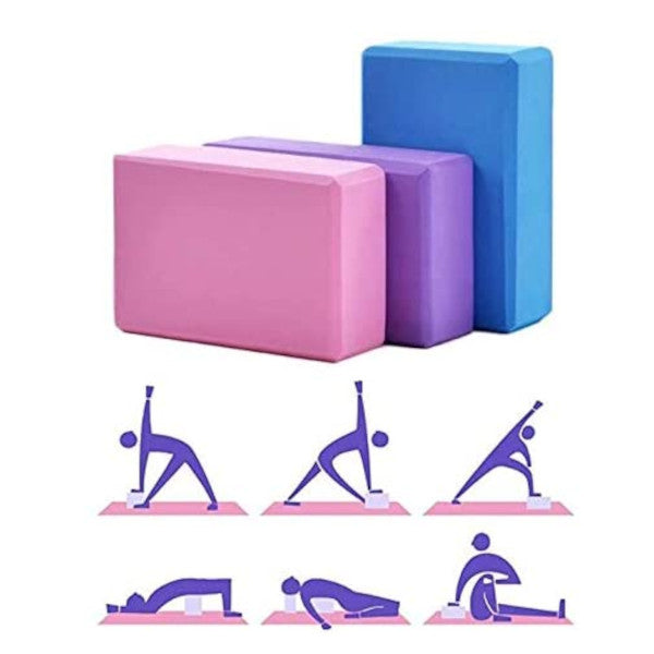 5Pc Yoga Pilates Set Fitness Workout Gym Ball Block Strap Resistance Band
