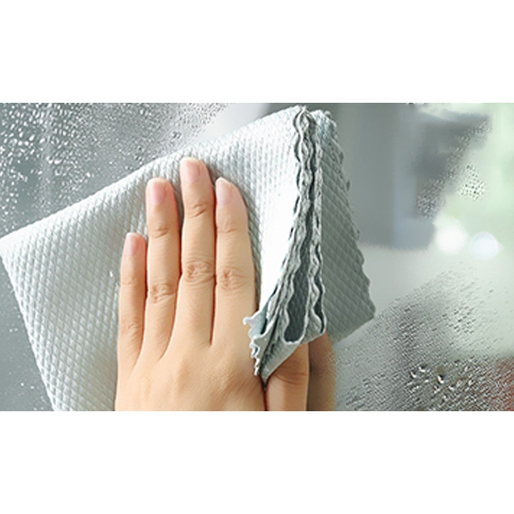 5Pcs/10Pcs Fish Scale Microfiber Cleaning Cloths