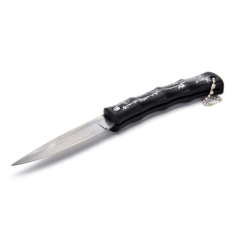5Pcs Bamboo Fruit Fold Knife Peeler Parcel Outdoor Blade Bushcraft Pocket Open Letter Camp Package Hike Opener Pare