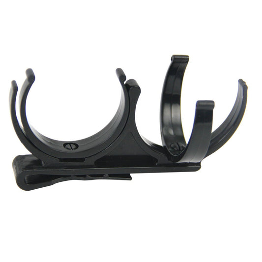 5Pcs Black Folding Plastic Golf Ball Clamp Storage Holder With Belt Clipgolfing Sporting Training Accessory