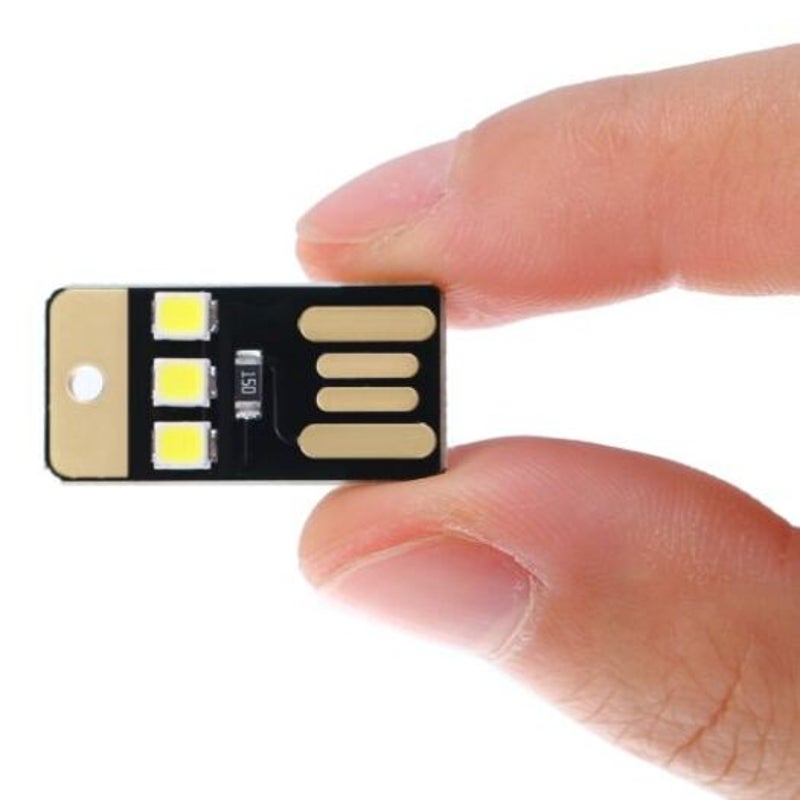 5Pcs Usb Led Mini Flashlight White Light
