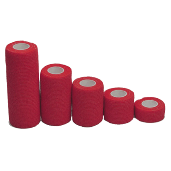 5Pcs Protective Self Viscoelastic Bandage Non Woven Adhesive For First Aid Sports