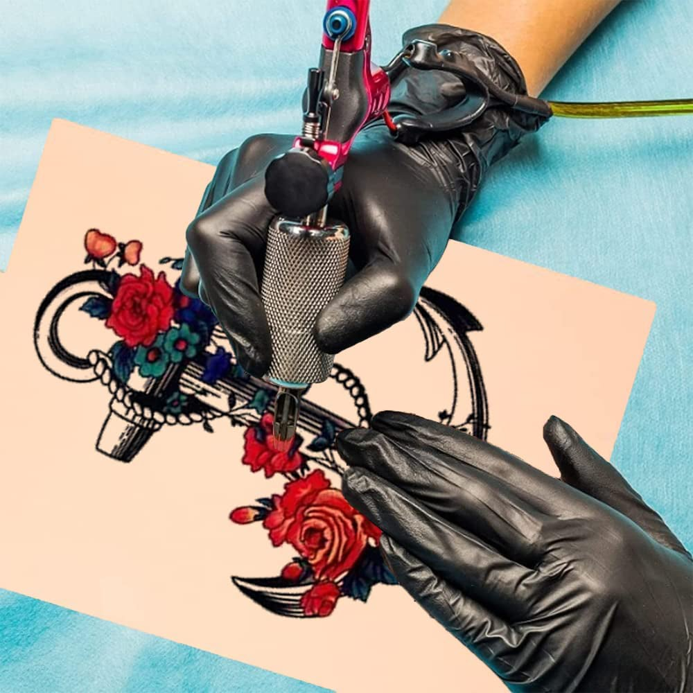 5Pcs Tattoo Practice Skin Blank Double-Sided Soft Silicone Fake For Beginners And Experienced Artists