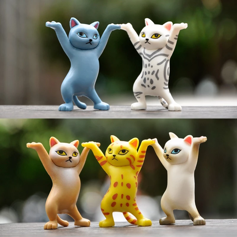 5Pc / Set Cute Cat Pen Holders Desk Accessories