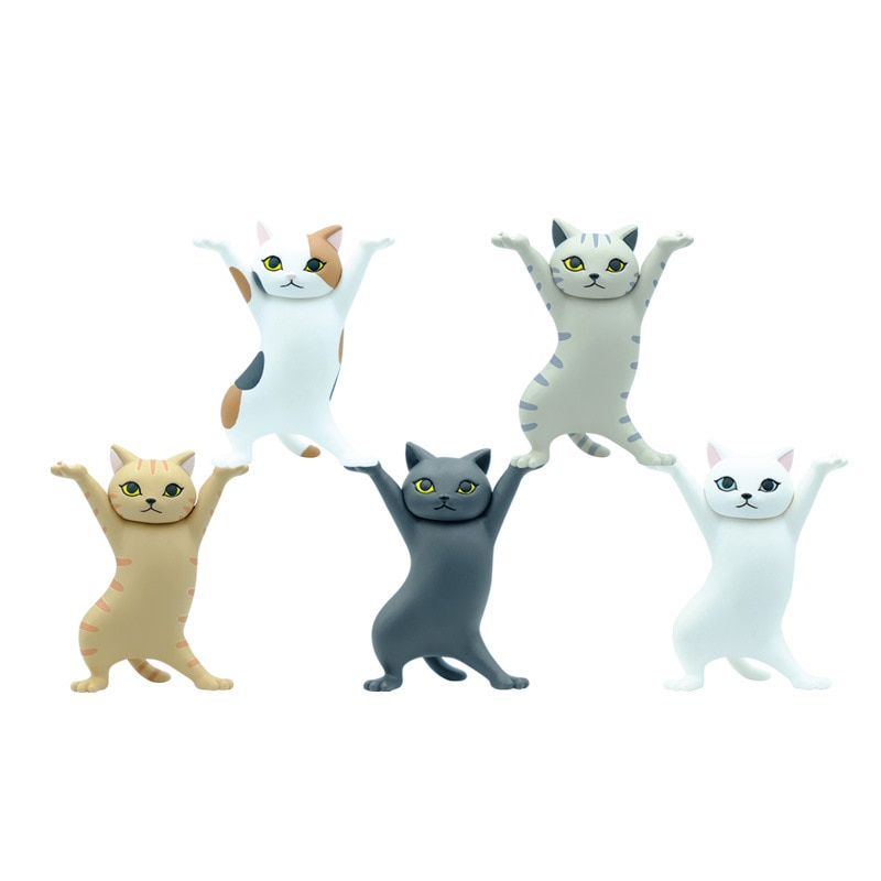 5Pc / Set Cute Cat Pen Holders Desk Accessories
