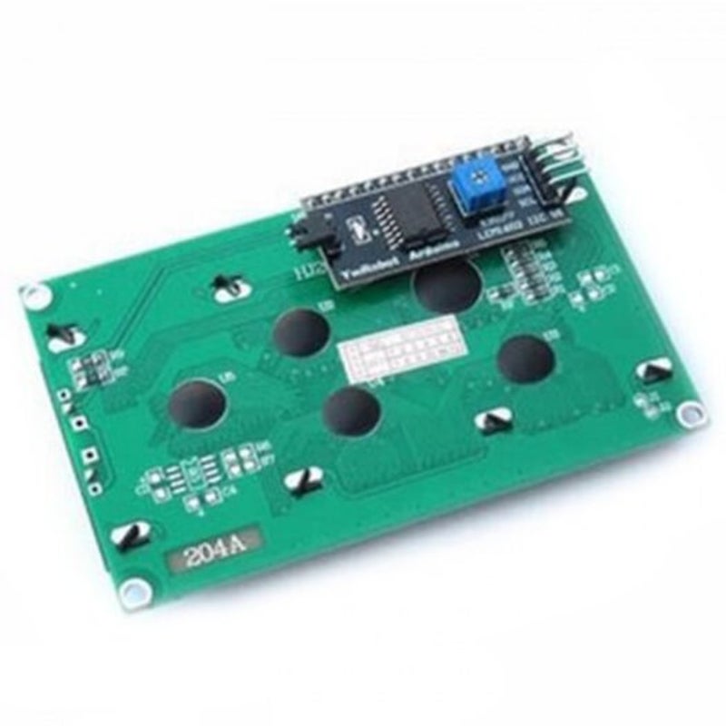5V Iic / I2c Lcd2004 Character Display Module Blue Screen For Arduino Project Interface Dark Turquoise
