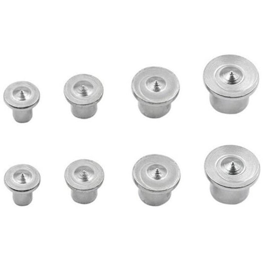 6 / 8 10 12Mm Woodworking Dowel Tenon Center Set 8Pcs Silver