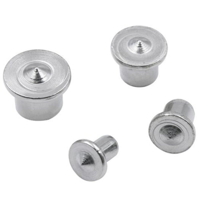 6 / 8 10 12Mm Woodworking Dowel Tenon Center Set 8Pcs Silver
