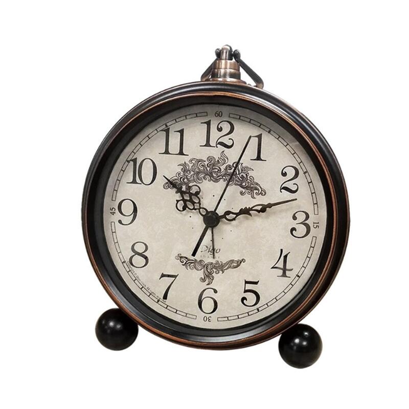6 Inch Bedroom Living Room Retro Alarm Clock Bedside Creative Seat