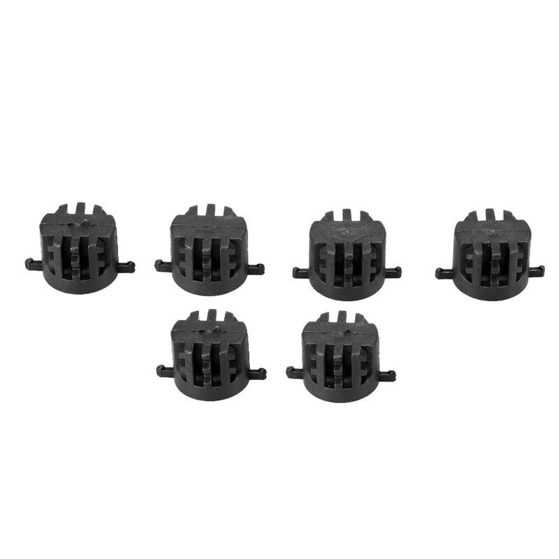 6 Pcs Surfboard Rail Plug Fcs Fin Plugs With 9Mm Screws Leash