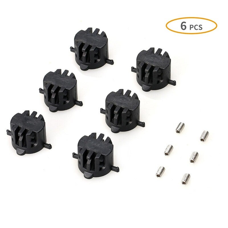 6 Pcs Surfboard Rail Plug Fcs Fin Plugs With 9Mm Screws Leash