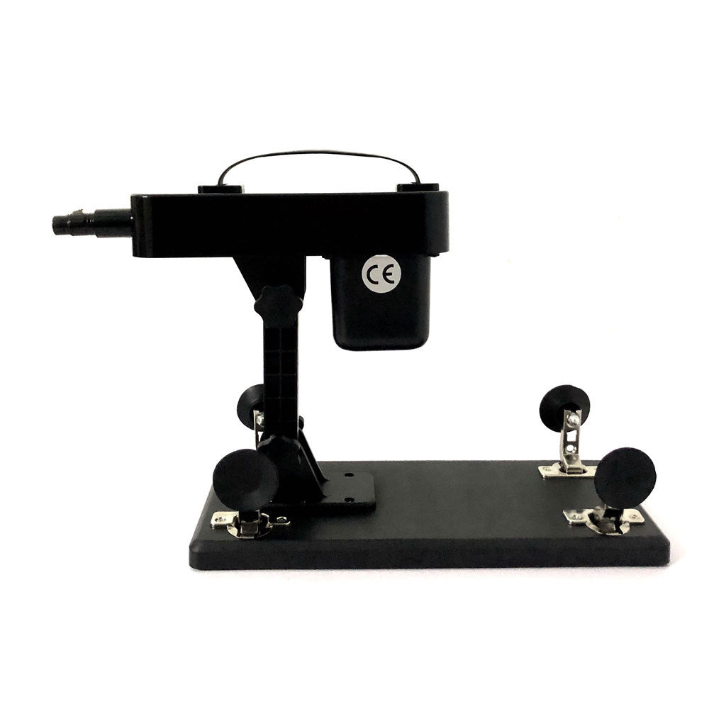 A2 Black Automatic Sex Machine 6 Dildos Plus Extender Rods