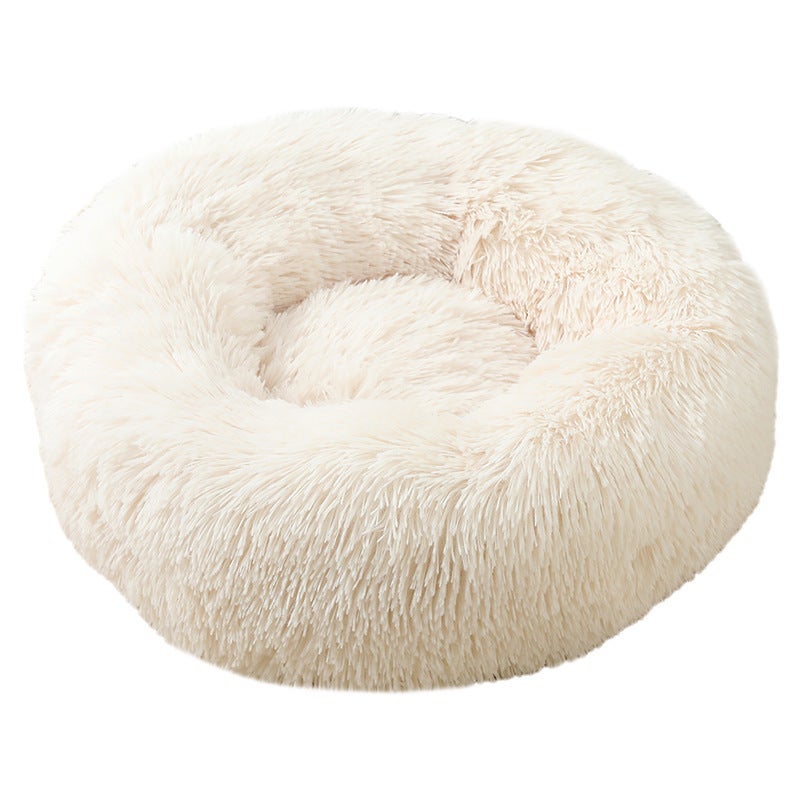 60 X 60Cm Soft Fluffy Pet Dog Cat Round Bed