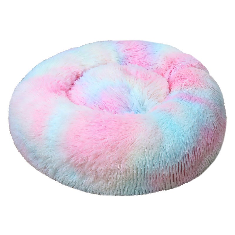 60 X 60Cm Soft Fluffy Pet Dog Cat Round Bed