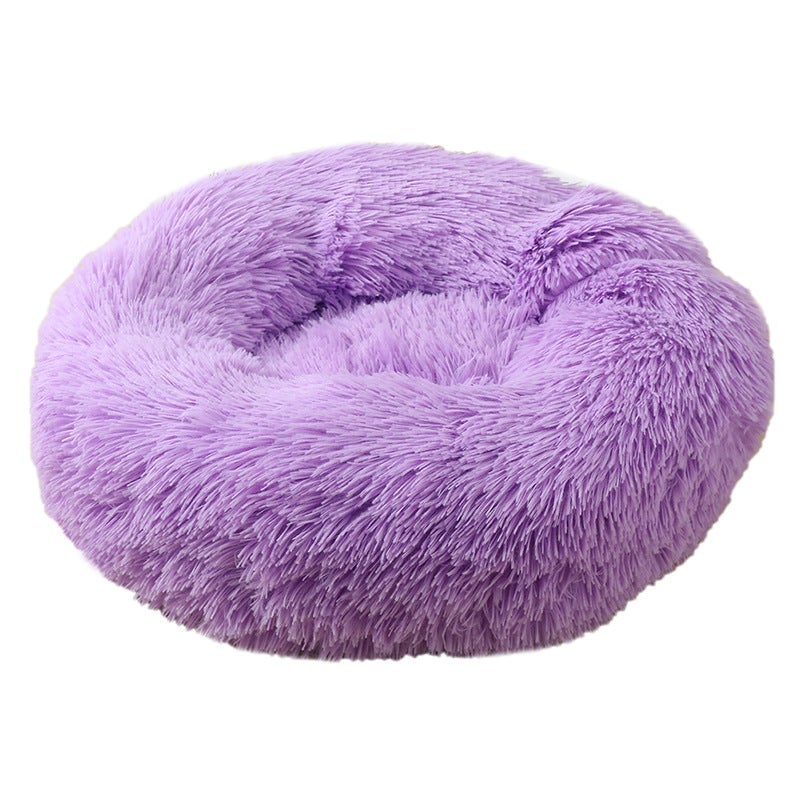 60 X 60Cm Soft Fluffy Pet Dog Cat Round Bed
