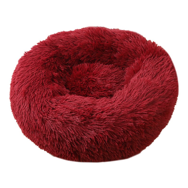 60 X 60Cm Soft Fluffy Pet Dog Cat Round Bed