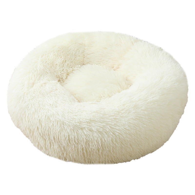 60 X 60Cm Soft Fluffy Pet Dog Cat Round Bed