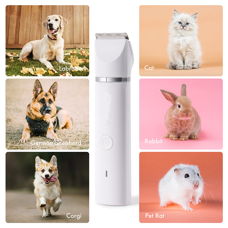 4 In 1 Pet Hair Clipper With Blades Grooming Machine Trimmer & Nail Grinder Professional Haircut For Dogs Cats Drop Ship