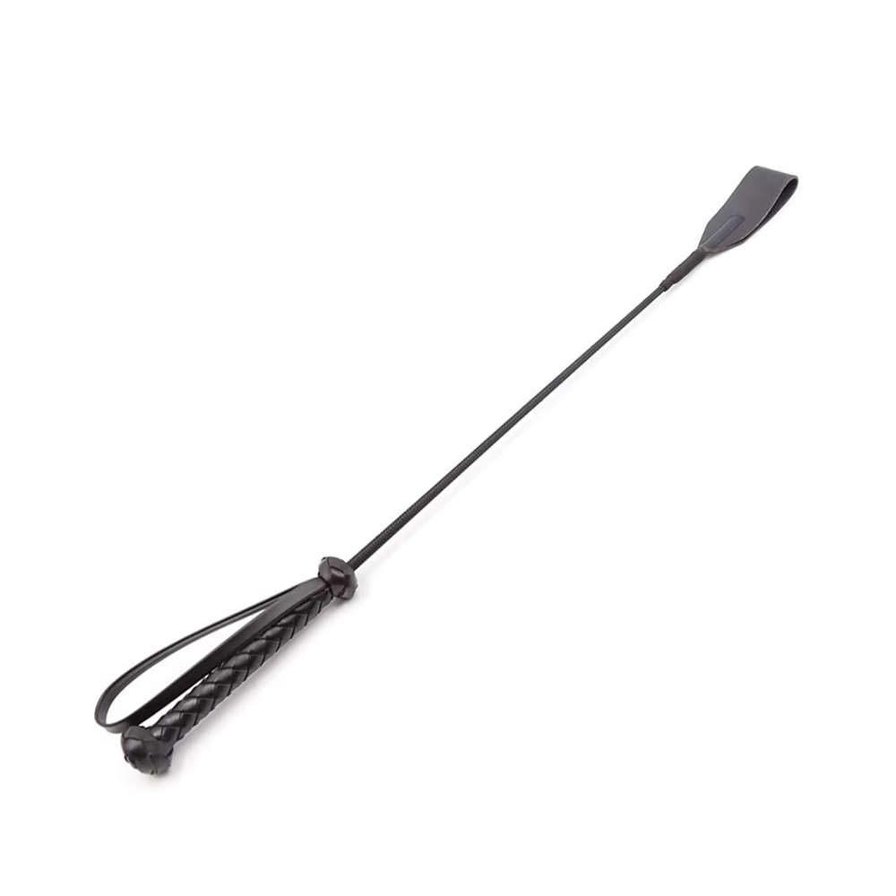 61Cm Pu Leather Riding Crop With Wrist Strap Bdsm Impact Toys