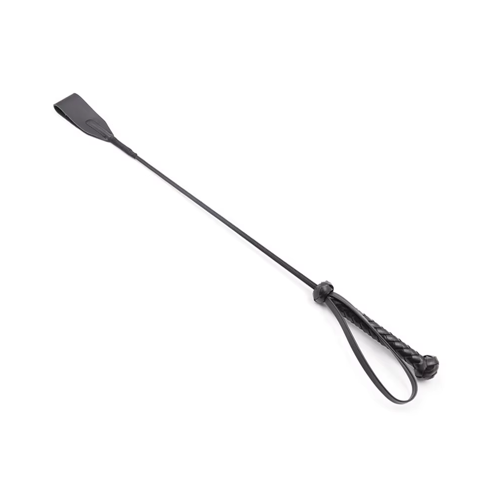 61Cm Pu Leather Riding Crop With Wrist Strap Bdsm Impact Toys